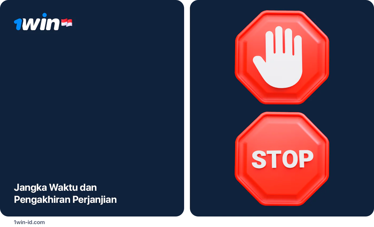 Alasan menghentikan akun pengguna di 1Win